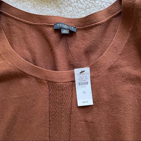 CJ Banks cotton cardigan sweater lovely!! 2X with a Bonus Talbots sweater! - Picture 12 of 14